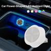 USB LED Салонная Атмосферная Подсветка Цветок RGB Мини Ночник Светодиодная Лампа для Чтения Plug and Play Авто Компьютер PC Свет