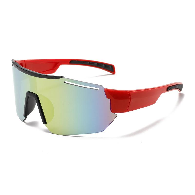Цветные солнцезащитные очки унисекс велосипедные очки солнцезащитные очки для спорта на открытом воздухе, большая оправа ветрозащитные солнцезащитные очки