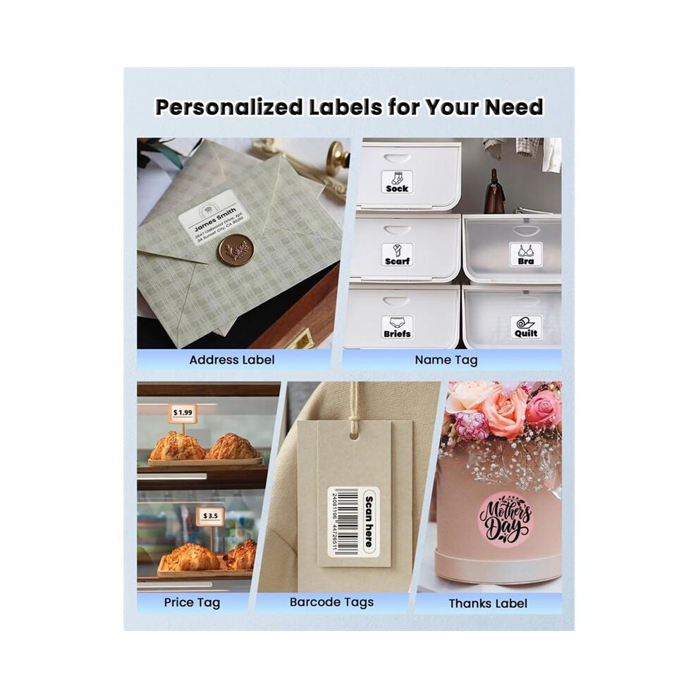 Label Makers, Label Maker Machine with Tape, Label Maker, Portable Thermal 2 Inch Label Printer