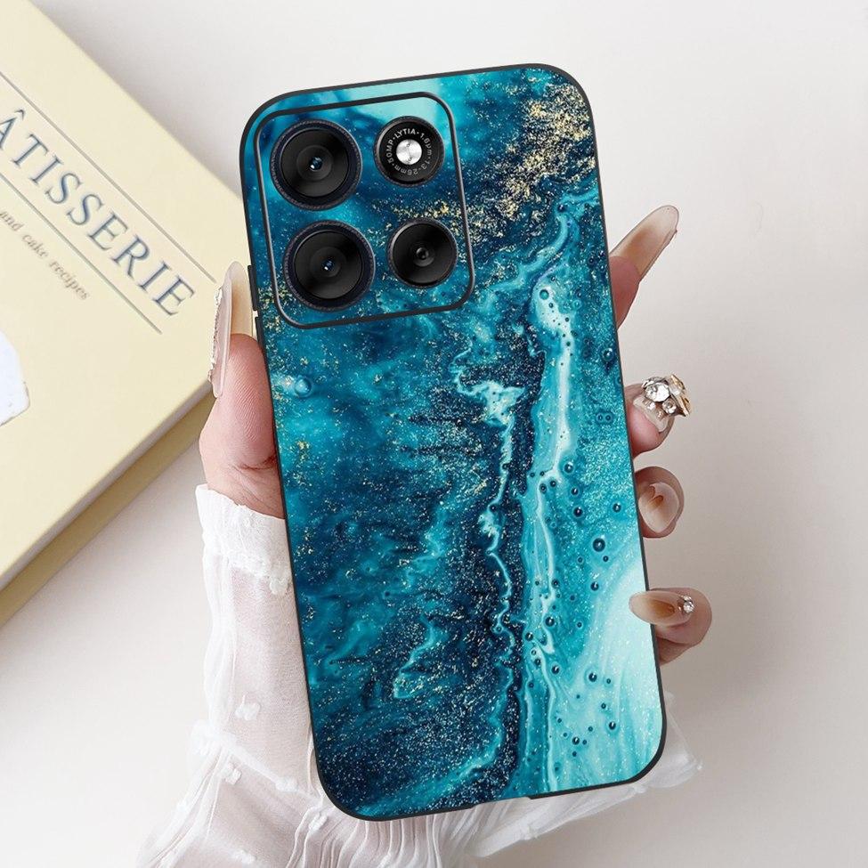 5G For Motorola Moto G56 G86 Cover For Motorola Moto G86 Case Silicone Fashion Butterfly Luxury Cute Funny Painted Back Cover
