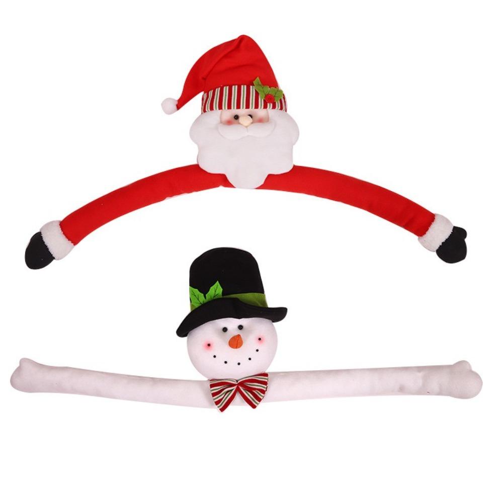 Festive Decor Christmas Tree Toppers Poseable Arms Christmas Tree Ornament Santa Snowman Hugger