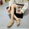 Fashion Vintage Rhindiamonds Soft Bottom Mary Jane Baotou Half Slippers Women 2025 New Spring Wear Lazy Sandals