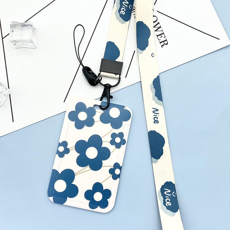 Cartoon Credential Card Holder Bags Doctor Nurse Neck Strap Lanyards Keychain Pass Card Holder Hang Rope Lariat Lanyard Gifts