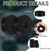 8 Pcs Black Rubber Spacer Spacers Washers  Home and Car Accessories
