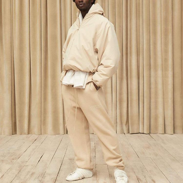 Fear of God Essentials Drop 2 SS23 Essentials куртка на молнии для мужчин куртка Seal-Gray FOG-SS23-329