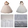 Children 3 Hoops Tutu Skirt White Lace Princess Skirt Flower Crinoline Skirt Petticoat