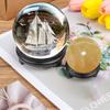 Walnut Home Decoration Crystal Ball Display Base Sculpture Crafts Pedestal Stand Ostrich Egg Tray