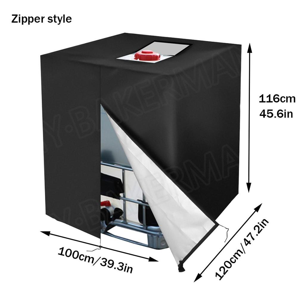 Крышка бака IBC на молнии Защитная крышка на 1000 литров защищает крышку от ультрафиолета и пыли