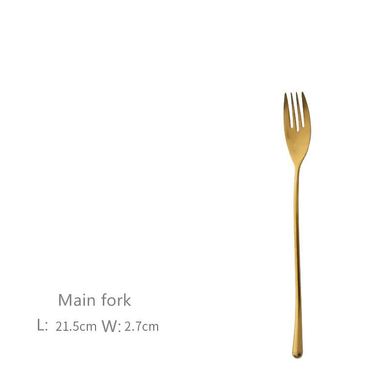 304 нержавеющая сталь винтажный золотой нож для стейка и вилка ложка японский стиль старая ложка для смешивания фруктовая вилка десертный нож вилка Spoo