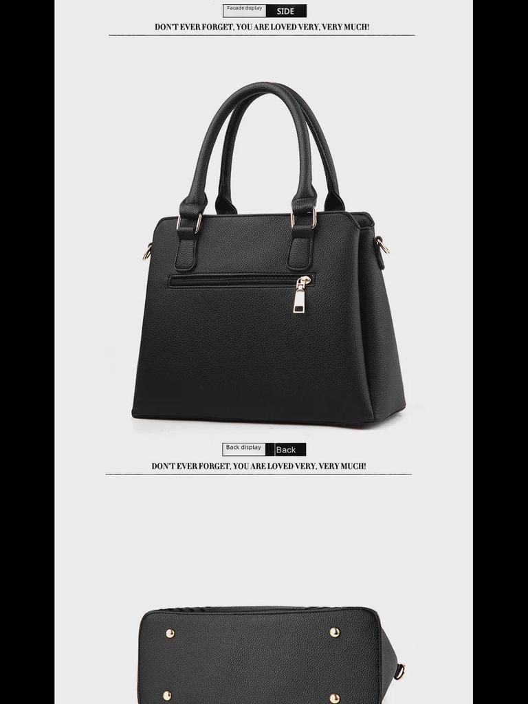 Women's Red Bridal Handbag: Large Capacity, Fashionable Shoulder and Messenger Bag