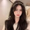 Luxury Crystal Headband Retro Rhinestone Hairband Elegant Zircon Thin Hair Hoop Hair Band Temperament Women Girl Hair Accessory