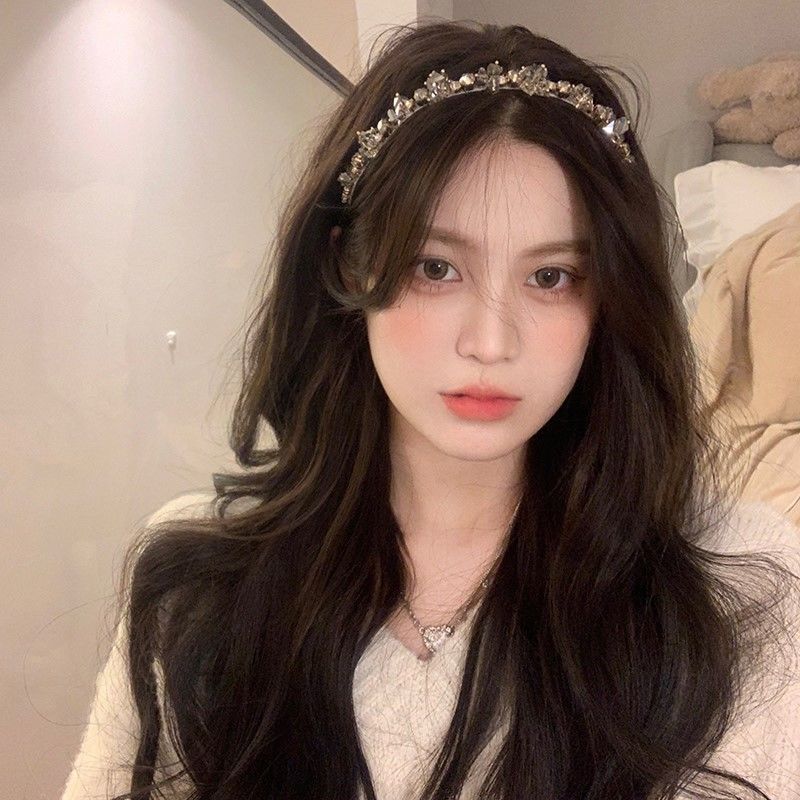 Luxury Crystal Headband Retro Rhinestone Hairband Elegant Zircon Thin Hair Hoop Hair Band Temperament Women Girl Hair Accessory