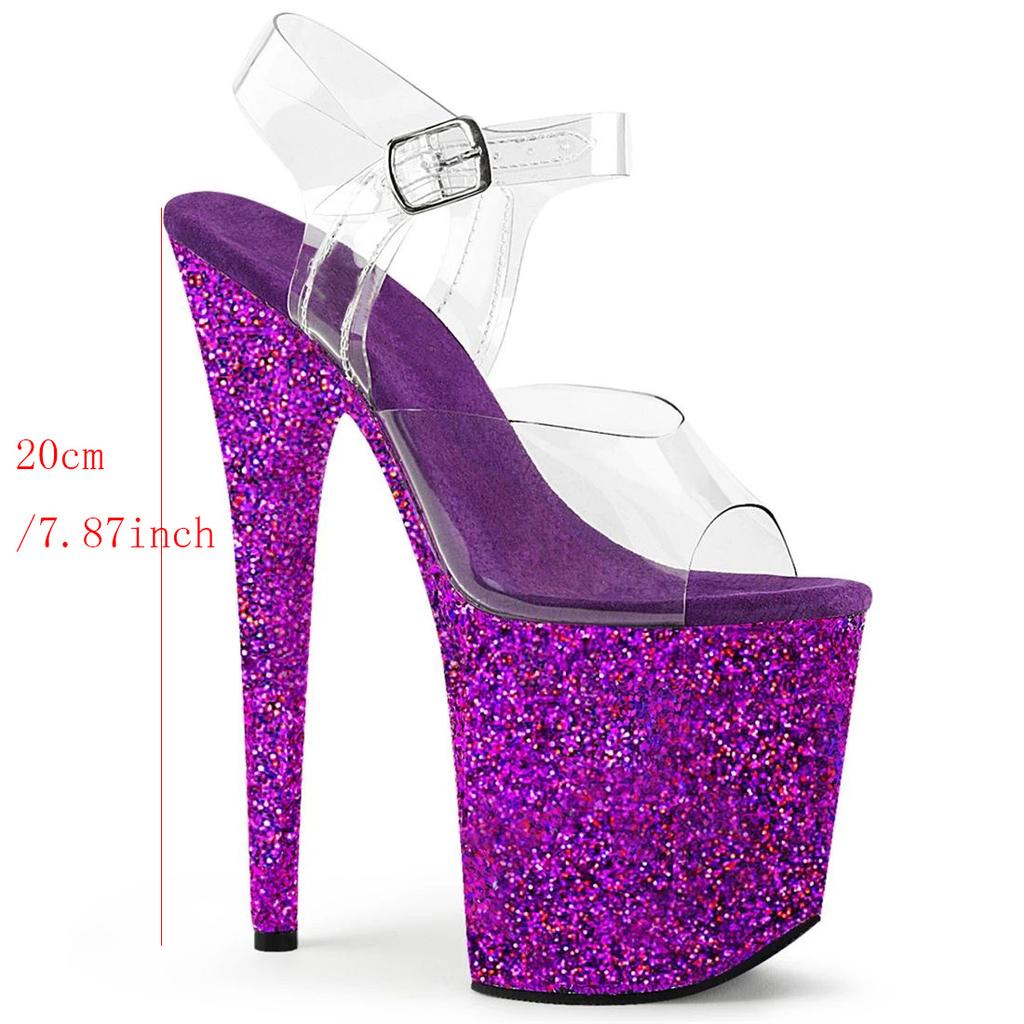 20 см новые водонепроницаемые туфли на шпильках для стола на высоком каблуке/туфли на высоком каблуке для подиума для танцев на пилоне YKC