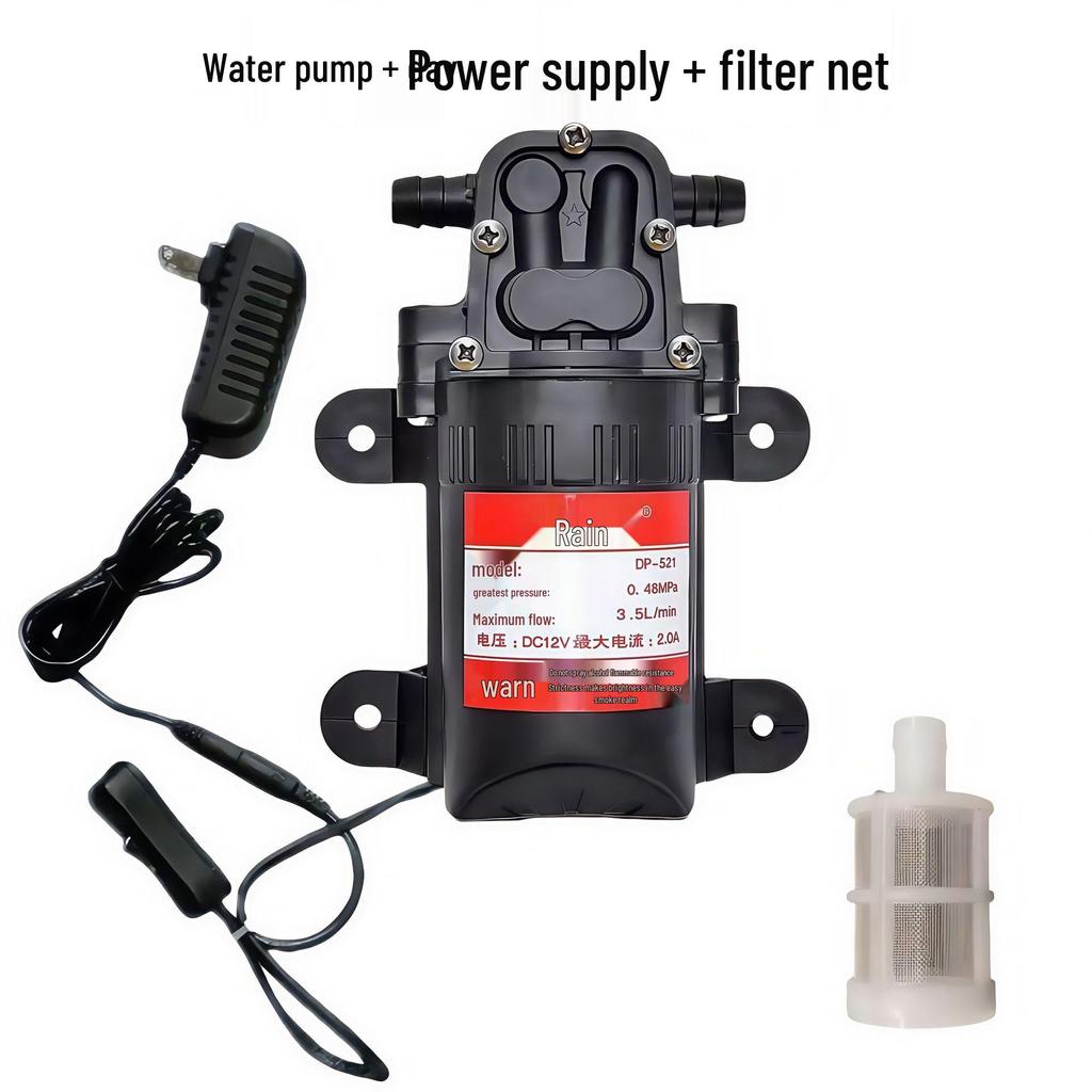 Турбо водяной насос 12В: Автоматическая суперзарядка для ландшафтного дизайна, озеленения, литья под давлением и погружных применений