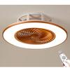 48W 3 Colors Adjustment Minimalist Ceiling Lamp Dining Room Bedroom Living Room Lamp Round Fan Lamp Modern LED Ceiling FanLamp With 2.4GRemote Control