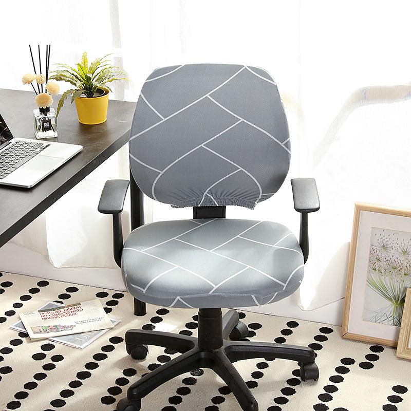 Universal Size Jacquard Dining Chair Cover Spandex Elastic Chair Slipcover Case Stretch Chair Cover for Office Home