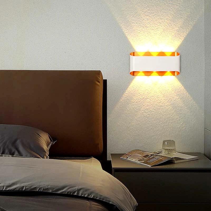 Светодиодный настенный светильник Бра для жилого помещения Наружное освещение Внутренний настенный светильник Балкон Терраса Внешний двор и сад Декор