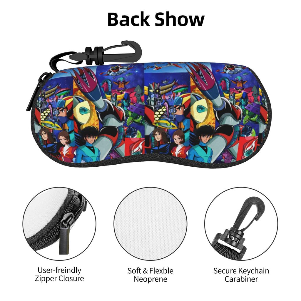 UFO Robot Grendizer Duke Fleed Koji Kabuto Shell Eyeglasses Protector Cases Men Women Sunglass Case Glasses Pouch