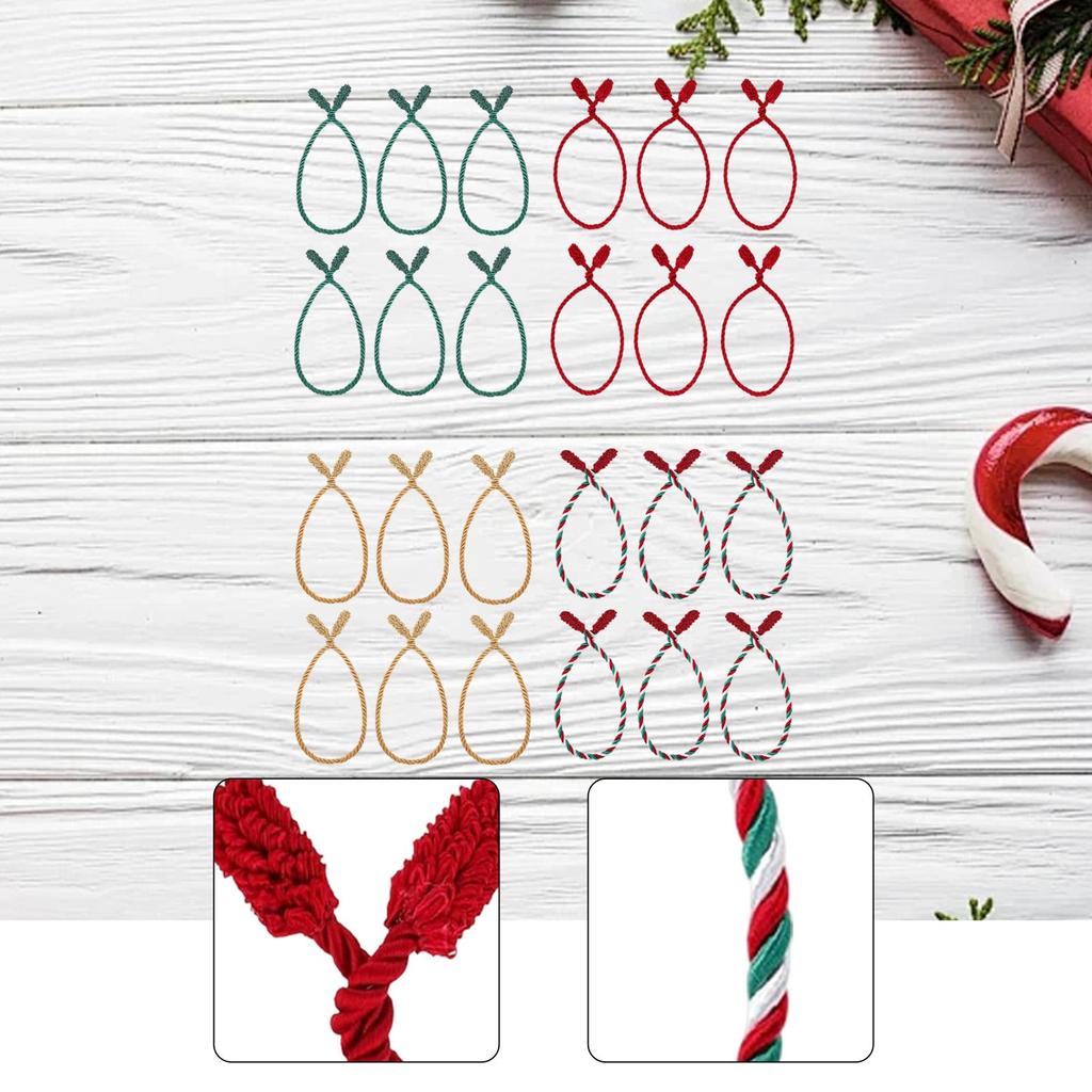 Decorative Twist Ties Christmas Garland Banister Fasteners Easy Use for Home Wedding Decorations
