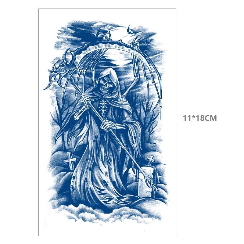 Death Ray прямые неотражающие сок травяные татуировки наклейки линии водонепроницаемые стойкие мужчины и женщины постепенные изменения наклейки