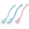 Long Handle Double-headed Shoes Cleaning Brushes Bathroom Kitchen Washing Tools AVE