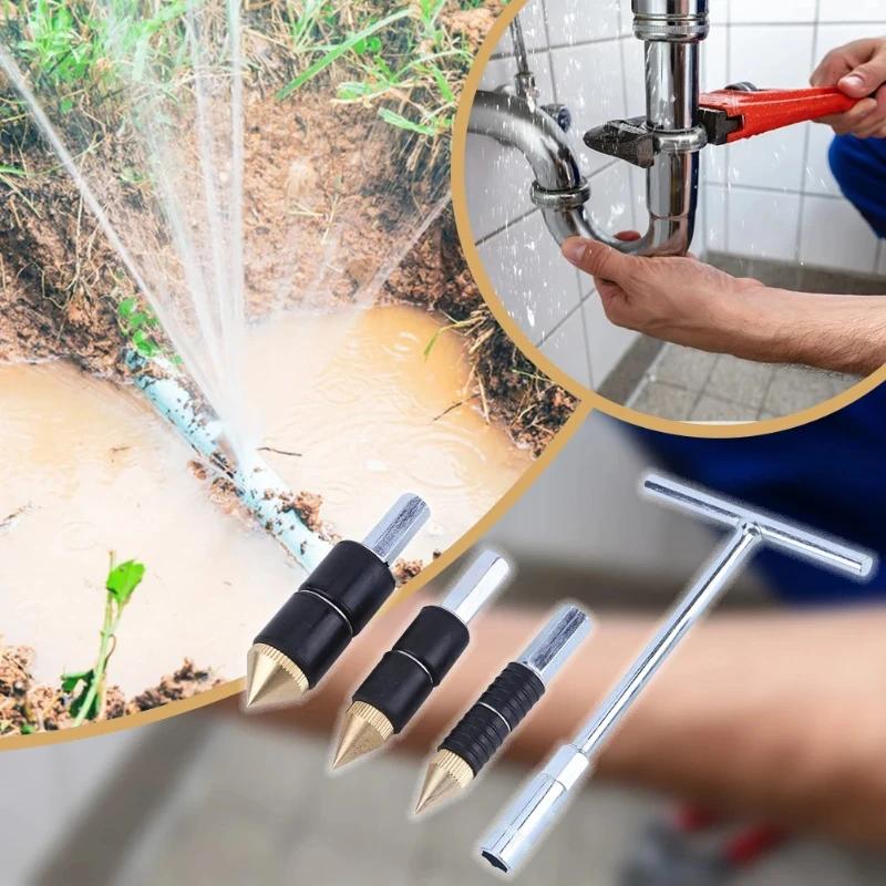 Термоактивируемый набор для ремонта протечек труб с заглушками и туннельными пробками для кухни/ванной