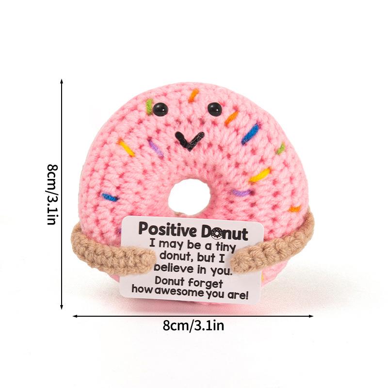 Crochet Decoration Desk Accessorie Cartoon Crochet Ornament Office Accessorie Christmas Halloween Party Guests Gifts