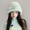 Ленивый Ветер Осень и Зима Плюшевая Шляпа-Ведро Женская Ручной Работы Теплая Шляпа-Ведро Модная Женская Шляпа