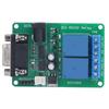 Relay Module ABS Serial Port Baud Rate 9600kbps Remote Control Electronic Component RS232