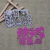 Flower Leaf Bud Butterfly Rectangle Metal Cutting Dies Stencil For DIY Scrapbooking Embossing Craft