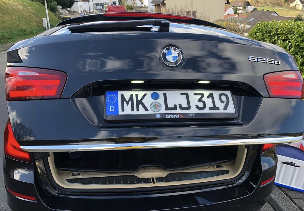 BMW 5 F11 Touring - ХРОМИРОВАННАЯ СТРОЧКА Хромированная крышка багажника