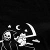 Футболка Cat Riding Grim Reaper Goth Merchandise для мужчин и женщин, готический юмор, винтаж, чистый хлопок, новое поступление, футболки