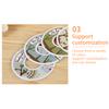 8 Pieces Wardrobe Clothes Dividers Portable Closet Hanging Size Buckles Hanger Separation Circle Bedroom Shopping Mall
