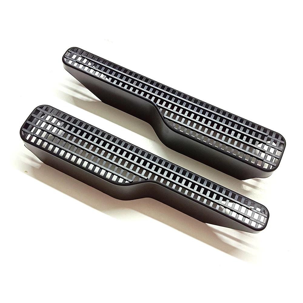 Для Volkswagen VW Touareg 2011 2017 Автомобильный воздуховод кондиционера под сиденьем Выходное отверстие решетки Крышка Чехол Рамка Отделка Защита от мусора