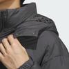 Adidas Пуховая удобная свободная теплая спортивная повседневная куртка-пуховик унисекс верхняя одежда темно-серого цвета JM9132