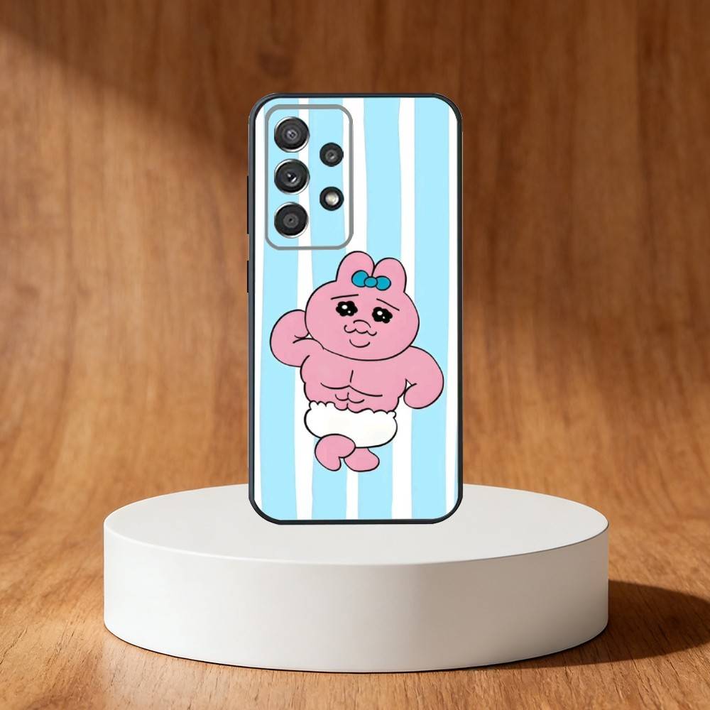 Мультяшный чехол для телефона O-Opanchu Usagi для Samsung S25, S24, S21, S22, S23, S30, Ultra, S20, Plus, Fe, Note, 10, 9, 5G Черный чехол