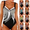 Women's Swimsuit Bikini Print Sleeveless Sexy Swimsuit