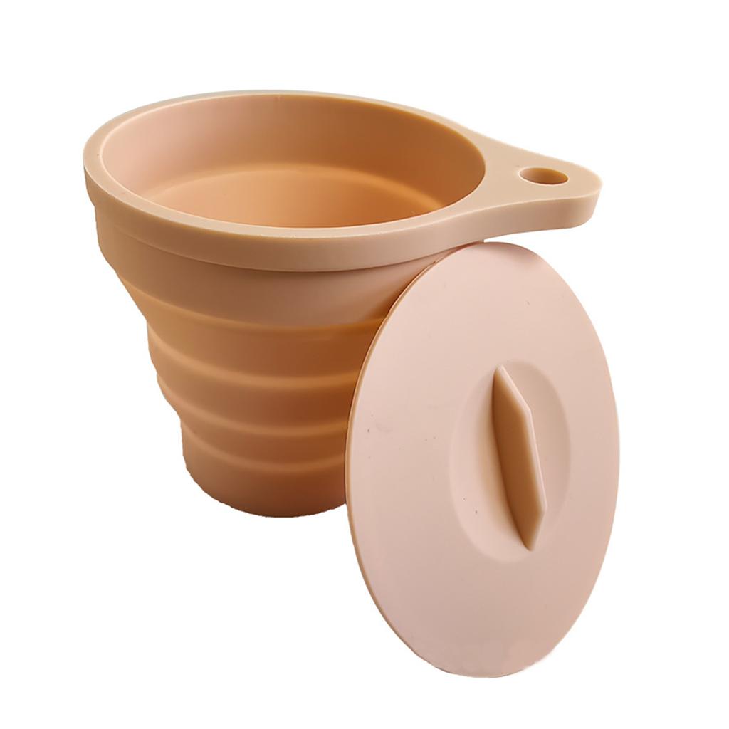 Складная силиконовая заварочная воронка Leeseph, многоразовый держатель фильтра для кофе и чая, складное ситечко для заваривания чая для путешествий, кемпинга