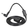 D-Tap 2 Pin Male To DC 5.5 * 2.5mm Plug Power Cord Cable for BMCC BMPC DSLR