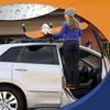 1 шт. Складная подножка на дверь автомобиля, прочное металлическое крепление для легкого доступа к крыше. Универсальная посадка для большинства транспортных средств.