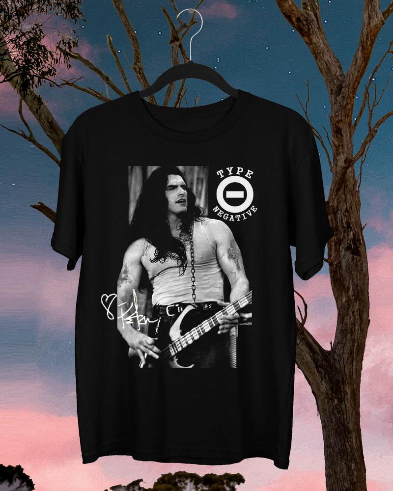 НОВЫЙ Peter Steele Type O Negative Певец Группы Футболка Черная Все Размеры S-5XL HH290 Унисекс Футболка