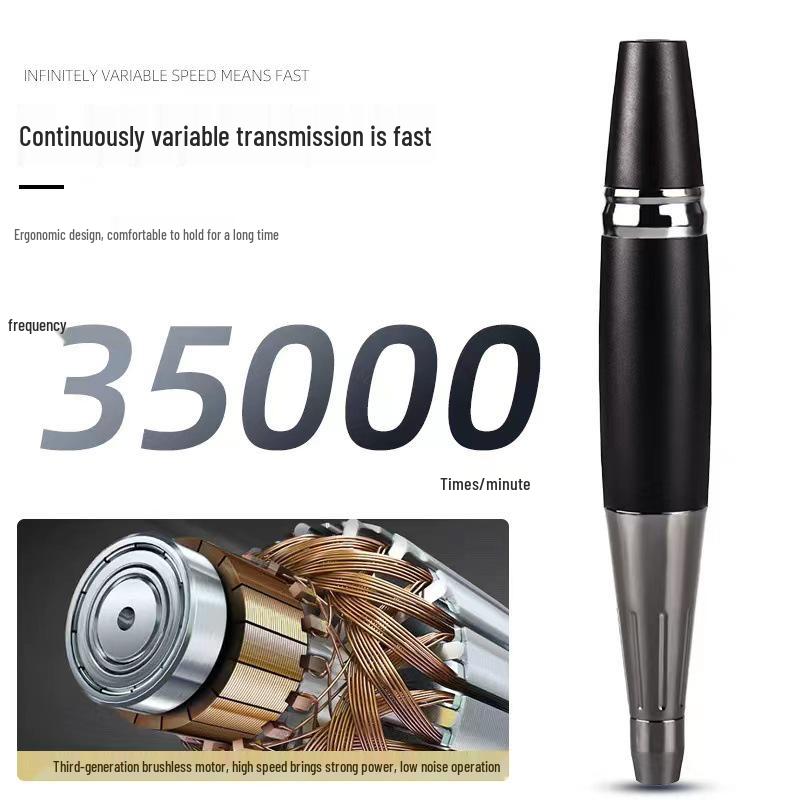 Гениальная машинка для микроблейдинга Black Knight для бровей, подводки для глаз и губ