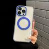 Applicable to iphone17ProMax high-transparency rotating bracket magnetic mobile phone case Apple 15 airbag anti-drop protective cover