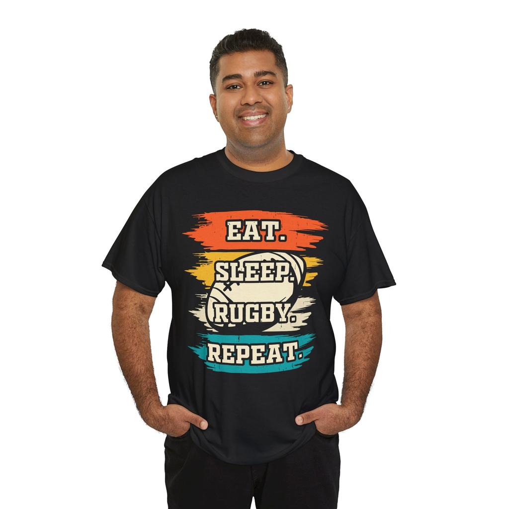 Rugby Evolution T-Shirt | From Caveman to Rugby Pro Tee | Funny Sports Gift Unisex T-Shirt