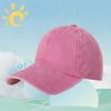 Manufacturers Baseball Cap  Washed Cotton Sun Hat Custom Logo Cowboy Soft Top Sunscreen Baseball Cap