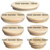 Wooden Bottle Sealing Caps Compatible Wood Lids Wide Mouth Cover Mason Jar Lid Canning Storage