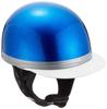 Bike Parts Center Helmet Half Cap Cork Type Blue Lame Free Size Circumference 700110 (Head 57cm~60cm)