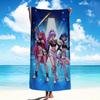 Пляжное полотенце в стиле K-pop, быстросохнущее, мягкое полотенце для плавания для пляжа, бассейна, ванной и йоги, милый узор с K-pop мерчем, идеальный подарок для поклонника K-pop