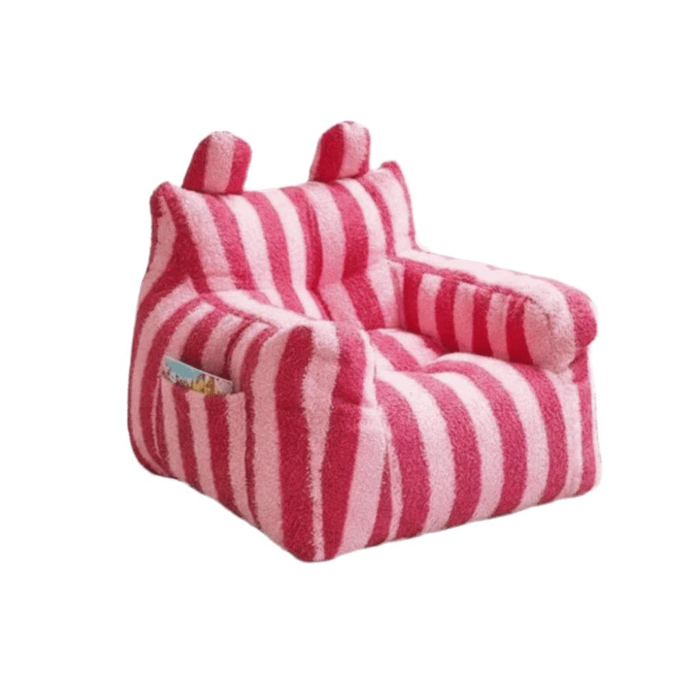 Storage Bag Children's Bear Sofa Soft Fabric Seating Furniture Small Sofa Chair Play Area
