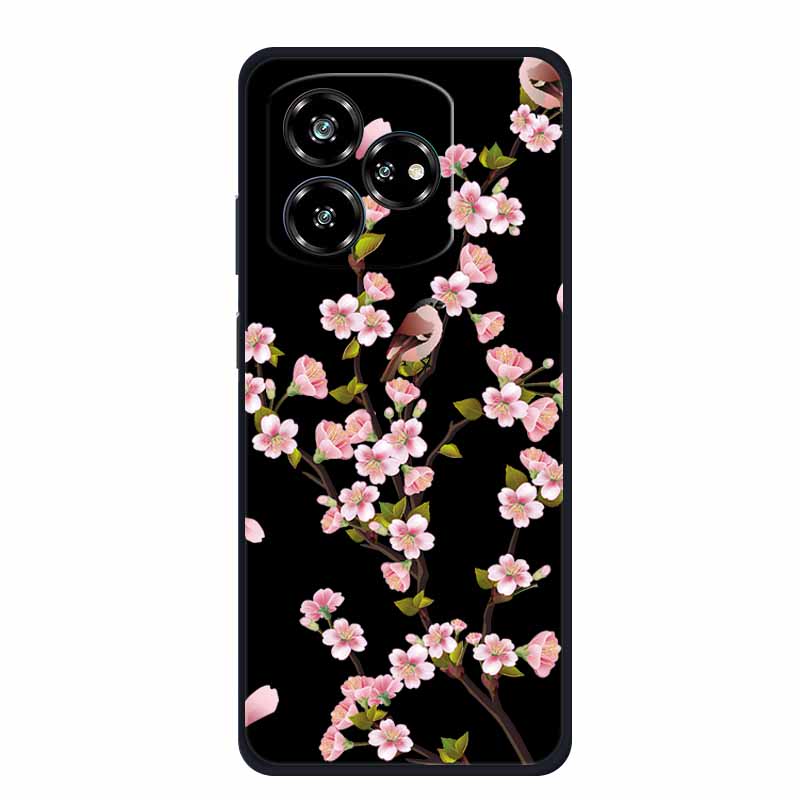 Чехол For ZTE Axon 60 Lite Чехол Милый Мультяшный Кот Черный Силиконовый Мягкий Чехол для Телефона Для ZTE Blade V60 Axon 60 Задняя Крышка Чехол 60lite